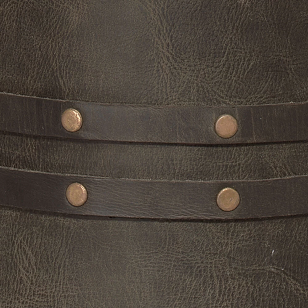 Barrel 29 Inch 150.00 Watt Vintage Leather Table Lamp Portable Light 2 Barrel 29 Inch 150.00 Watt Vintage Leather Table Lamp Portable Light - Image 2