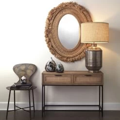 Caisson 35 Inch 150.00 Watt Gun Metal Table Lamp Portable Light 5 Caisson 35 Inch 150.00 Watt Gun Metal Table Lamp Portable Light -Furnitur Jamie Young 1cais xlgm 2