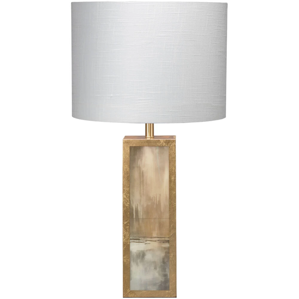 Cloudscape 33 Inch 150.00 Watt Taupe & Slate Lacquer W/ Antique Gold Leafed Metal Table Lamp Portable Light 1 Cloudscape 33 Inch 150.00 Watt Taupe & Slate Lacquer W/ Antique Gold Leafed Metal Table Lamp Portable Light