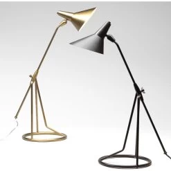 Franco Tri-Pod 33 Inch 60.00 Watt Oil Rubbed Bronze Table Lamp Portable Light -Furnitur Jamie Young 1fran tlob 2