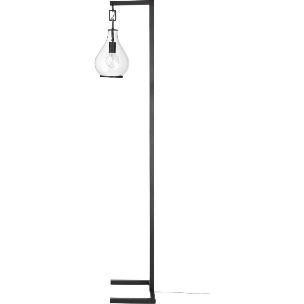 Tear Drop 68 Inch 40.00 Watt Clear Glass & Oil Rubbed Bronze Floor Lamp Portable Light 1 Tear Drop 68 Inch 40.00 Watt Clear Glass & Oil Rubbed Bronze Floor Lamp Portable Light