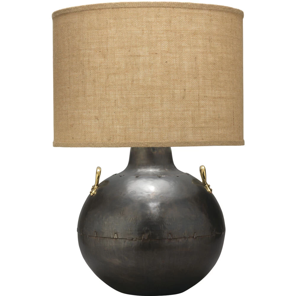 Two Handled Kettle 25 Inch 150.00 Watt Iron Table Lamp Portable Light 1 Two Handled Kettle 25 Inch 150.00 Watt Iron Table Lamp Portable Light