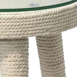 Anchor 20 X 16 Inch White Side Table -Furnitur Jamie Young 20anch stwh 7