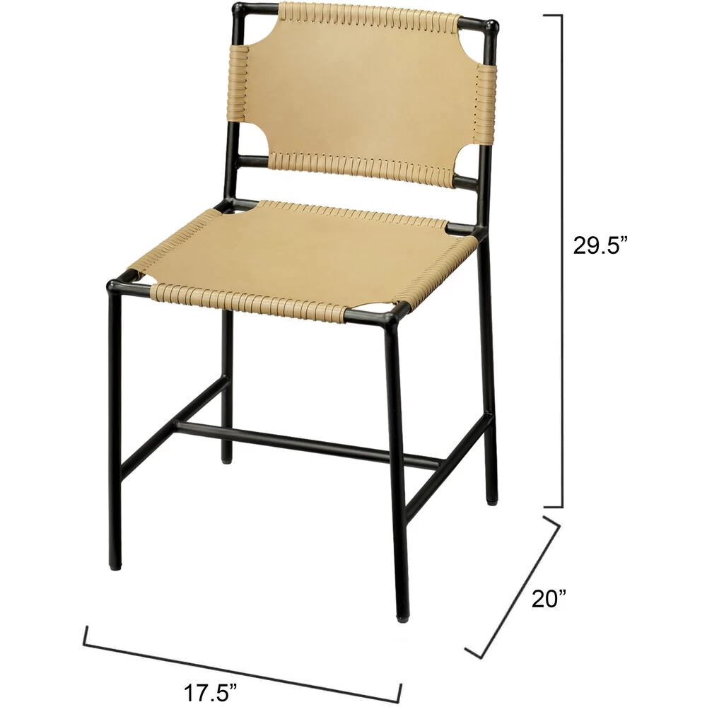 Asher Cashew Dining Chair 3 Asher Cashew Dining Chair - Image 3
