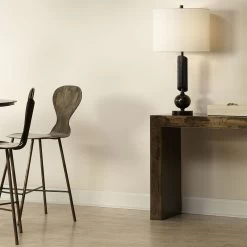 Charlemagne 48 X 15 Inch Acid Washed Metal Console Table 10 Charlemagne 48 X 15 Inch Acid Washed Metal Console Table -Furnitur Jamie Young 20char coaw 2