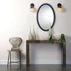 Charlemagne 48 X 15 Inch Acid Washed Metal Console Table 12 Charlemagne 48 X 15 Inch Acid Washed Metal Console Table -Furnitur Jamie Young 20char coaw 4