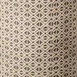 Charlotte 18 X 13 Inch Cream And Grey Side Table -Furnitur Jamie Young 20char stgr 3