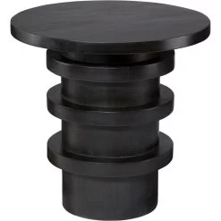 Revolve 24 X 24 Inch Charcoal Side Table