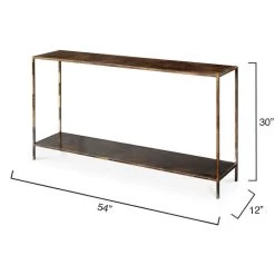 Royal 54 Inch Brown Console Table 8 Royal 54 Inch Brown Console Table -Furnitur Jamie Young 20roya coaw 2