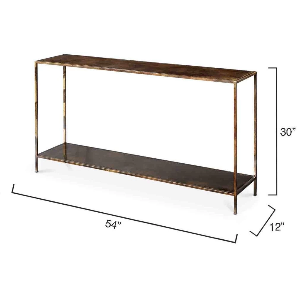 Royal 54 Inch Brown Console Table 3 Royal 54 Inch Brown Console Table - Image 3