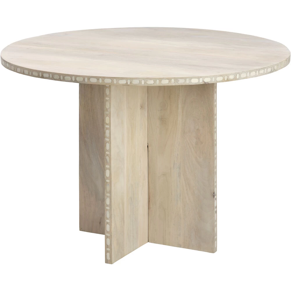 Sama White Patina Bistro Dining Table 1 Sama White Patina Bistro Dining Table