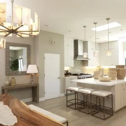 Shelby 27 Inch White Hide & Antique Brass Counter Stool 10 Shelby 27 Inch White Hide & Antique Brass Counter Stool -Furnitur Jamie Young 20shel cswh 4