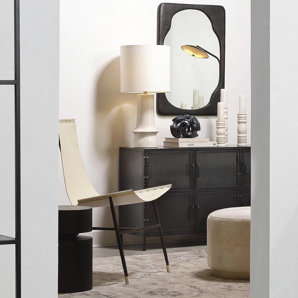 Vitrino 50 Inch Black 6 Door Console 6 Vitrino 50 Inch Black 6 Door Console - Image 6