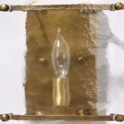 Glenn 1 Light 9.5 Inch Antique Brass Wall Sconce Wall Light -Furnitur Jamie Young 4glen ssab 3