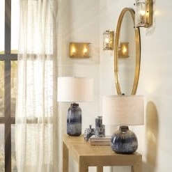 Glenn 1 Light 9.5 Inch Antique Brass Wall Sconce Wall Light -Furnitur Jamie Young 4glen ssab 4