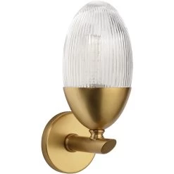 Whitworth 1 Light 5.5 Inch Polished Brass Sconce Wall Light, Small -Furnitur Jamie Young 4whit smab 5