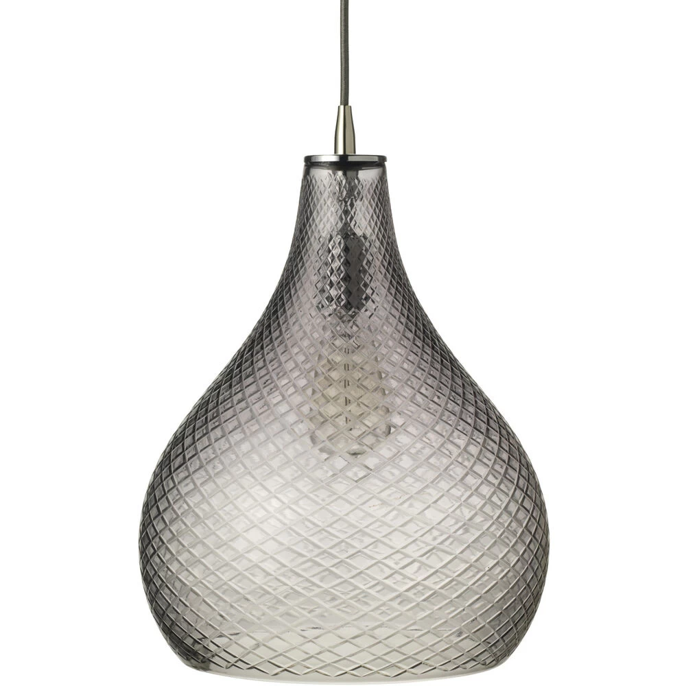 Cut Glass Curved 1 Light 13.00 Inch Pendant 1 Cut Glass Curved 1 Light 13.00 Inch Pendant