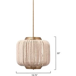 Eclair 4 Light 20 Inch Antique Champagne Beaded Chandelier Ceiling Light -Furnitur Jamie Young 5ecla chsl 2