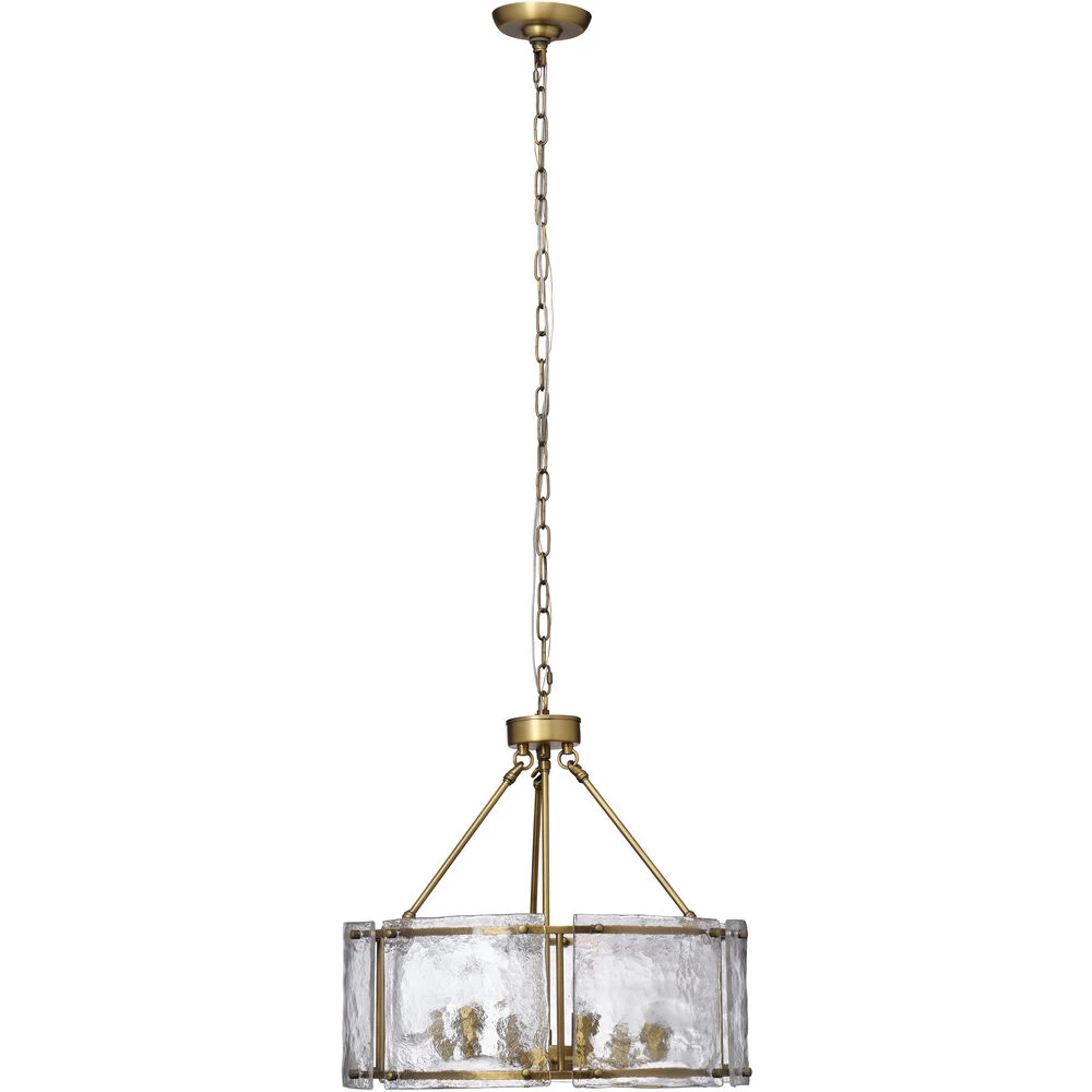 Glenn 6 Light 21.75 Inch Antique Brass Chandelier Ceiling Light, Large 1 Glenn 6 Light 21.75 Inch Antique Brass Chandelier Ceiling Light, Large