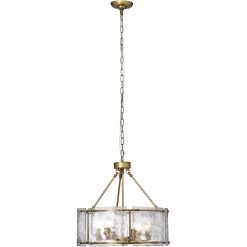 Glenn 6 Light 21.75 Inch Antique Brass Chandelier Ceiling Light, Large 9 Glenn 6 Light 21.75 Inch Antique Brass Chandelier Ceiling Light, Large -Furnitur Jamie Young 5glen lgab 4