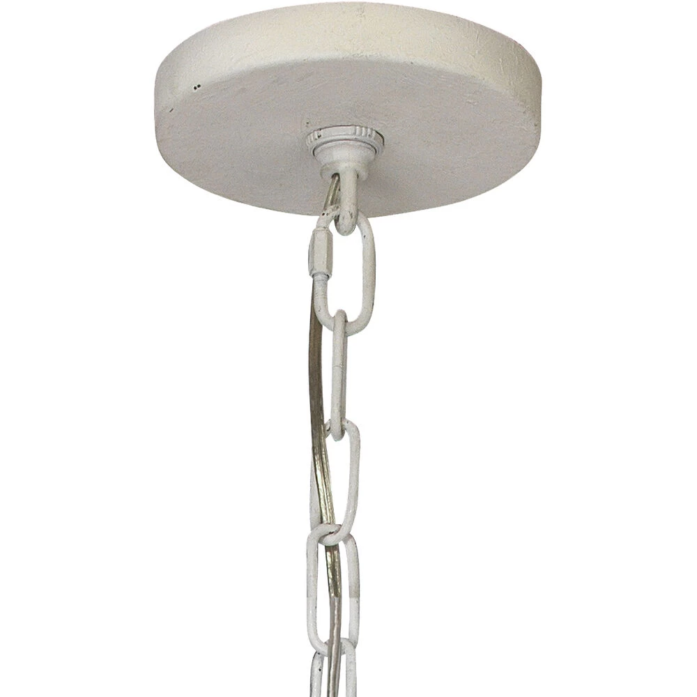 Mercer 8 Light 36 Inch White Gesso Two Tier Chandelier Ceiling Light 3 Mercer 8 Light 36 Inch White Gesso Two Tier Chandelier Ceiling Light - Image 3