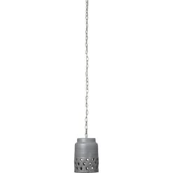 Perforated Pendant Ceiling Light, Tapered