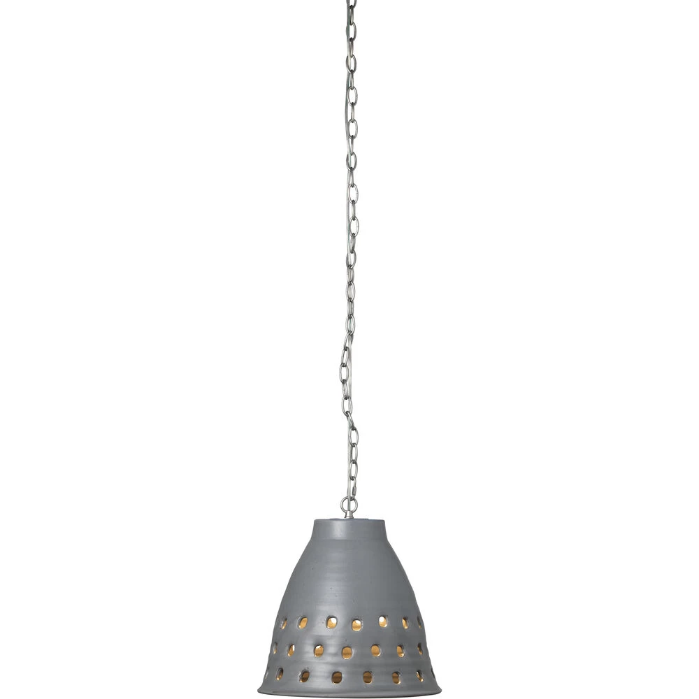 Perforated Pendant Ceiling Light, Long 2 Perforated Pendant Ceiling Light, Long - Image 2