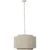 Theory 4 Light 26.75 Inch Off-White Chandelier Ceiling Light