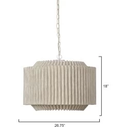 Theory 4 Light 26.75 Inch Off-White Chandelier Ceiling Light 8 Theory 4 Light 26.75 Inch Off-White Chandelier Ceiling Light -Furnitur Jamie Young 5theo chna 2