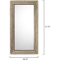 Evergreen 58 X 30 Inch Natural Mirror -Furnitur Jamie Young 6ever rectsg 2