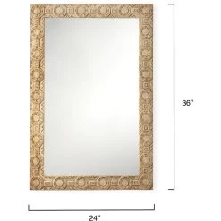 Relief 36 X 24 Inch Natural Mirror -Furnitur Jamie Young 6reli rectna 2