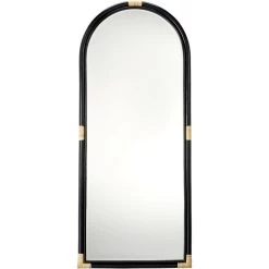 Saltwater 72 X 30 Inch Black Floor Mirror