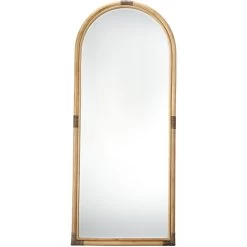 Saltwater 72 X 30 Inch Natural Floor Mirror