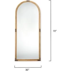 Saltwater 72 X 30 Inch Natural Floor Mirror -Furnitur Jamie Young 6salt fmna 2