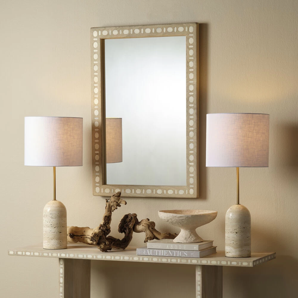 Sama 36 X 24 Inch Natural Mirror 2 Sama 36 X 24 Inch Natural Mirror - Image 2