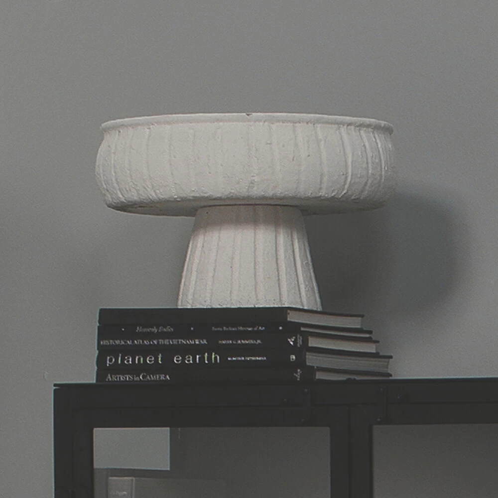 Aegean Pedestal 14.5 X 9 Inch Bowl 4 Aegean Pedestal 14.5 X 9 Inch Bowl - Image 4