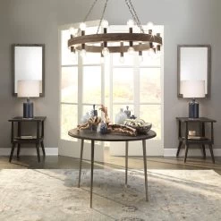 Austere 38 X 26 Inch Dark Wood Mirror 11 Austere 38 X 26 Inch Dark Wood Mirror -Furnitur Jamie Young 7aust migr 4