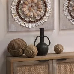 Jute Jute Balls, Set Of 3 16 Jute Jute Balls, Set Of 3 -Furnitur Jamie Young 7ball jute 7