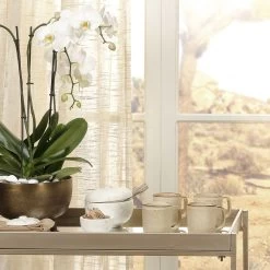 Bennett 7.25 X 6 Inch Storage Bowl With Lid, Large 17 Bennett 7.25 X 6 Inch Storage Bowl With Lid, Large -Furnitur Jamie Young 7benn lgwh 7