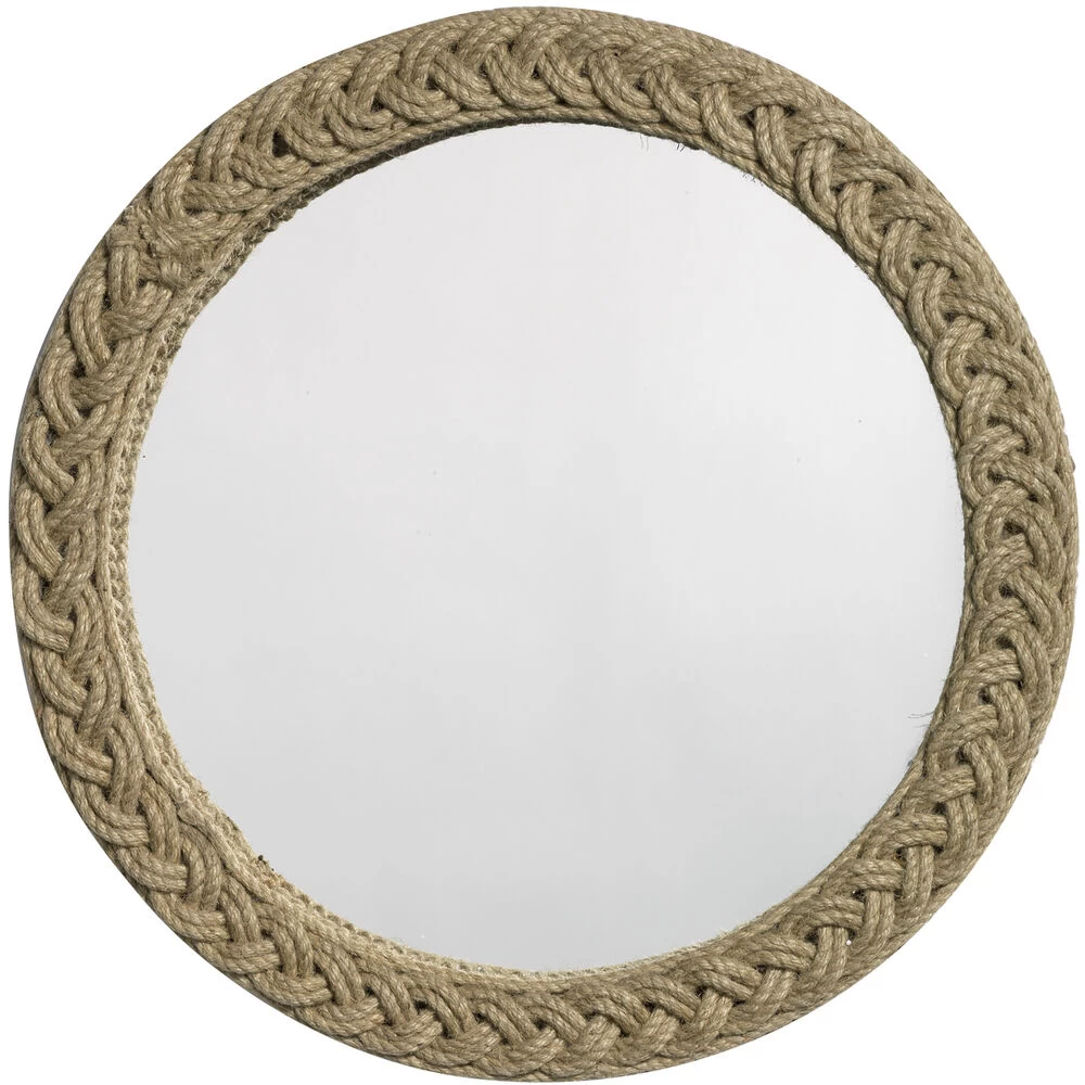 Braided Round 20 X 20 Inch Jute Mirror 1 Braided Round 20 X 20 Inch Jute Mirror