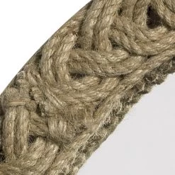 Braided Round 20 X 20 Inch Jute Mirror 8 Braided Round 20 X 20 Inch Jute Mirror -Furnitur Jamie Young 7brai lgju 1