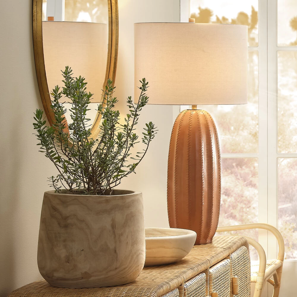 Brea 13.5 X 12 Inch Wooden Vase 2 Brea 13.5 X 12 Inch Wooden Vase - Image 2