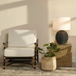 Brea 13.5 X 12 Inch Wooden Vase 22 Brea 13.5 X 12 Inch Wooden Vase -Furnitur Jamie Young 7brea vawd 6