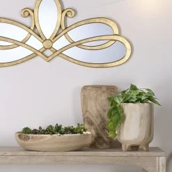 Canyon 12 X 9.5 Inch Wooden Vase 16 Canyon 12 X 9.5 Inch Wooden Vase -Furnitur Jamie Young 7cany vana 5