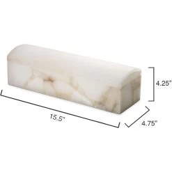Chester 5 X 5 Inch Alabaster Box 11 Chester 5 X 5 Inch Alabaster Box -Furnitur Jamie Young 7ches boal 6