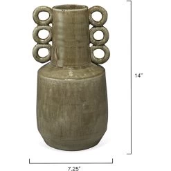 Circus 14 X 7 Inch Vase 14 Circus 14 X 7 Inch Vase -Furnitur Jamie Young 7circ vala 2