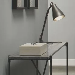 Constantine 12 X 7 Inch Cream Resin W/ Horn Accent Large Rectangle Box 22 Constantine 12 X 7 Inch Cream Resin W/ Horn Accent Large Rectangle Box -Furnitur Jamie Young 7cons bxcr 8