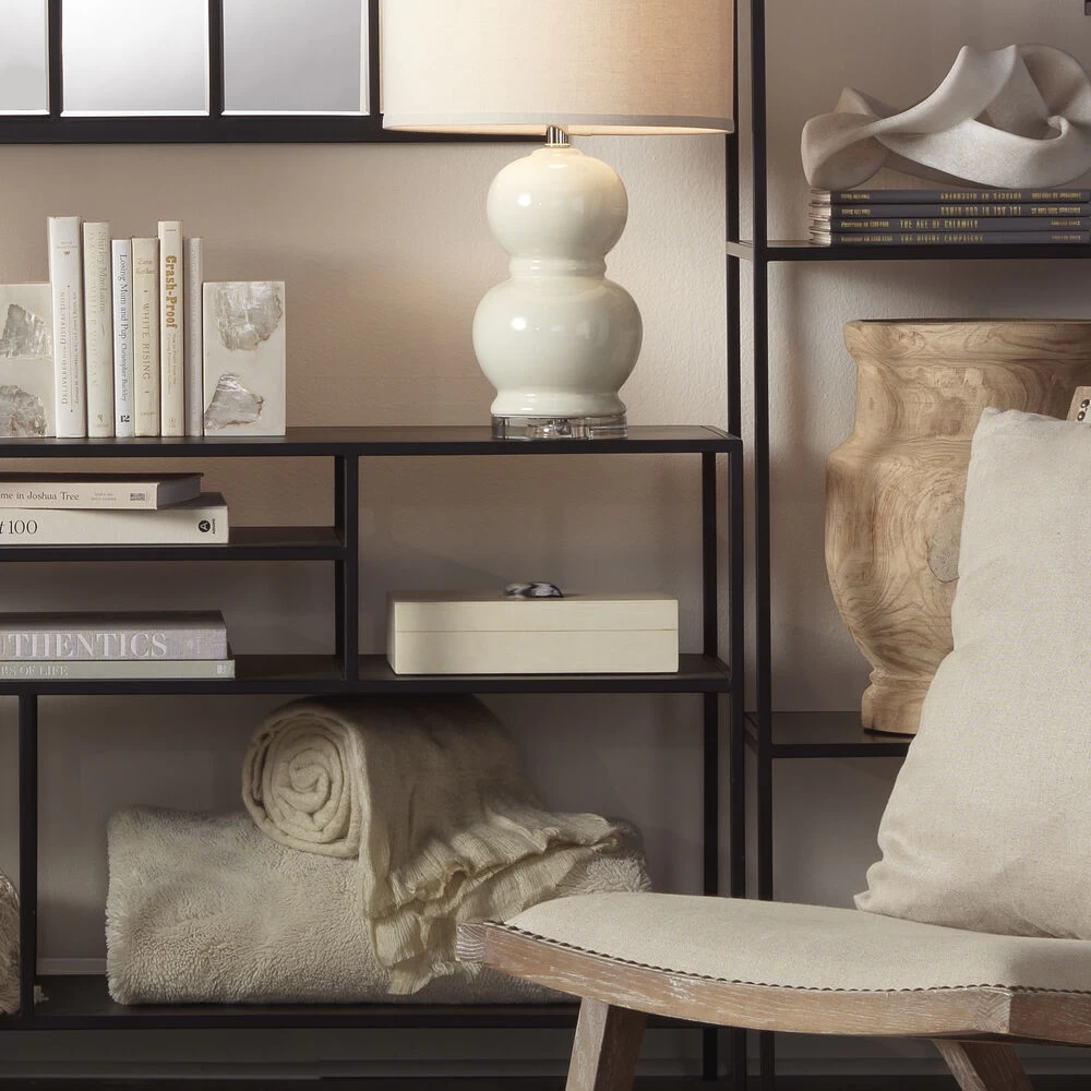 Constantine 12 X 7 Inch Cream Resin W/ Horn Accent Large Rectangle Box 14 Constantine 12 X 7 Inch Cream Resin W/ Horn Accent Large Rectangle Box - Image 14