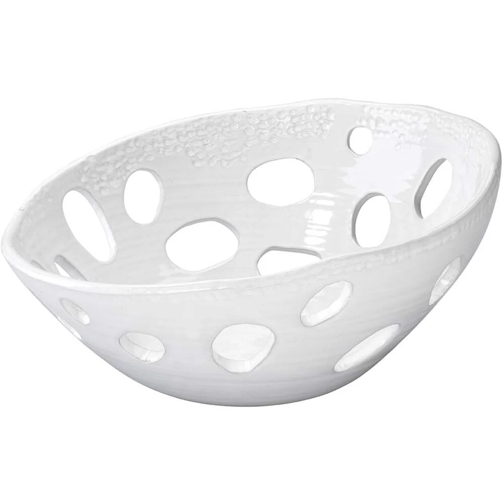 Crater Asymetric 14 X 6 Inch Bowl 1 Crater Asymetric 14 X 6 Inch Bowl