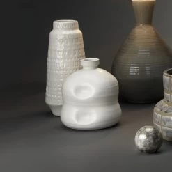 Dimple 10.25 X 8.5 Inch Jug 7 Dimple 10.25 X 8.5 Inch Jug -Furnitur Jamie Young 7dimp juwh 2